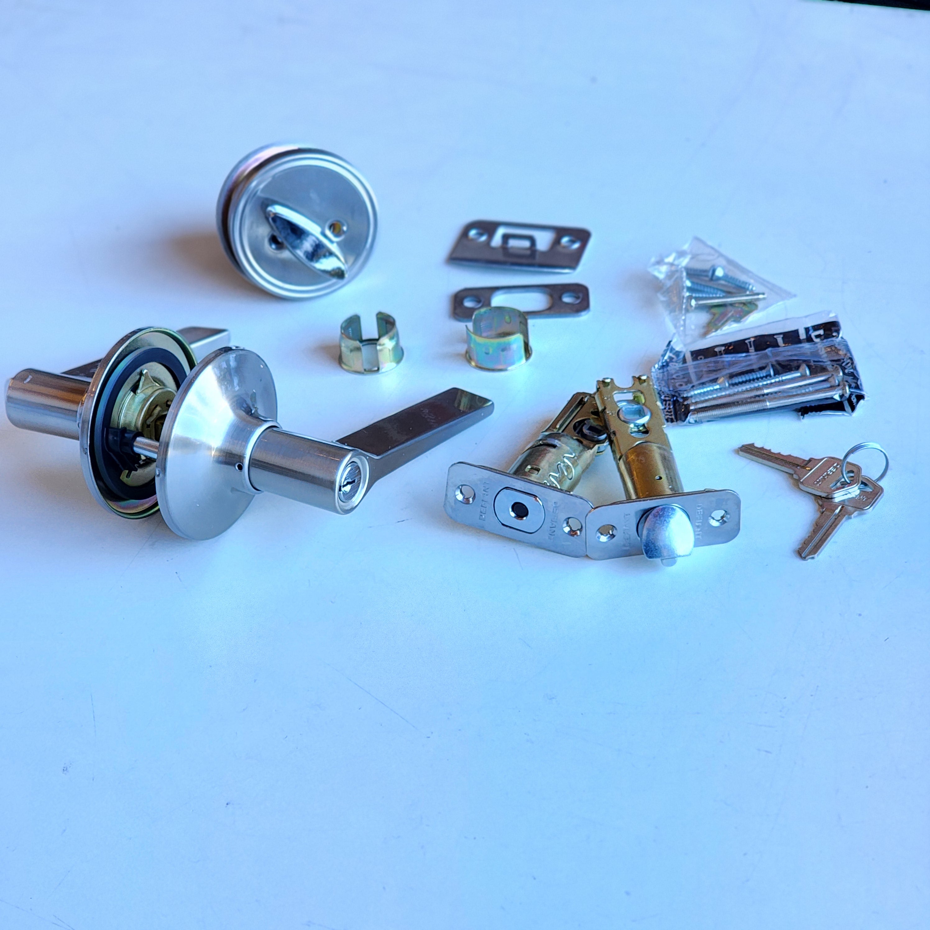 Freedom Satin Nickel Single Cylinder Combo Pack (32MEX2D1B) Freedom Satin Nickel Single Cylinder Combo Pack (32MEX2D1B)